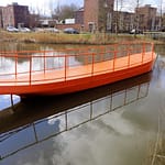Kunstwerk Wal/Schip Interface (oftewel, de oranje boot) hersteld en weer toegankelijk