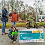 Vaargeul in Lewenborg spaart ruim 5.000 euro voor verbetering rotonde dankzij Safety-safe