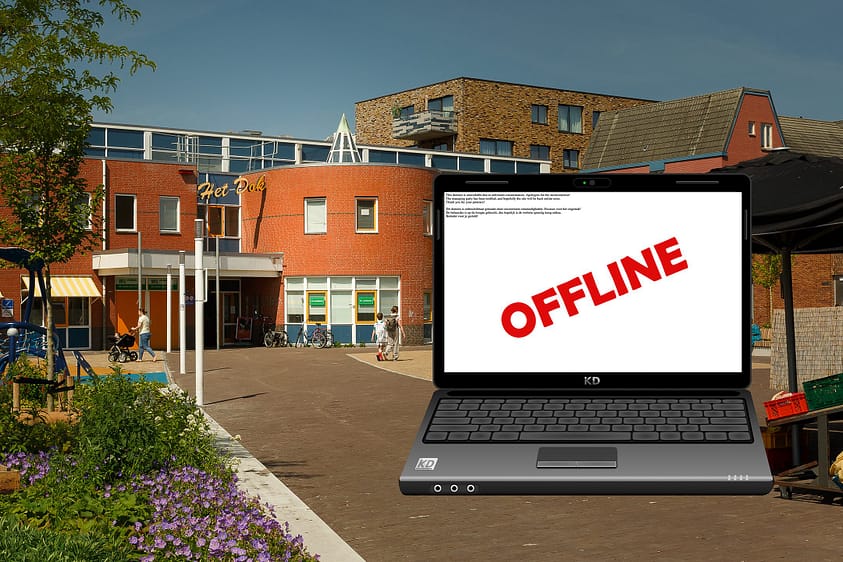 Website wijkcentrum Het Dok offline