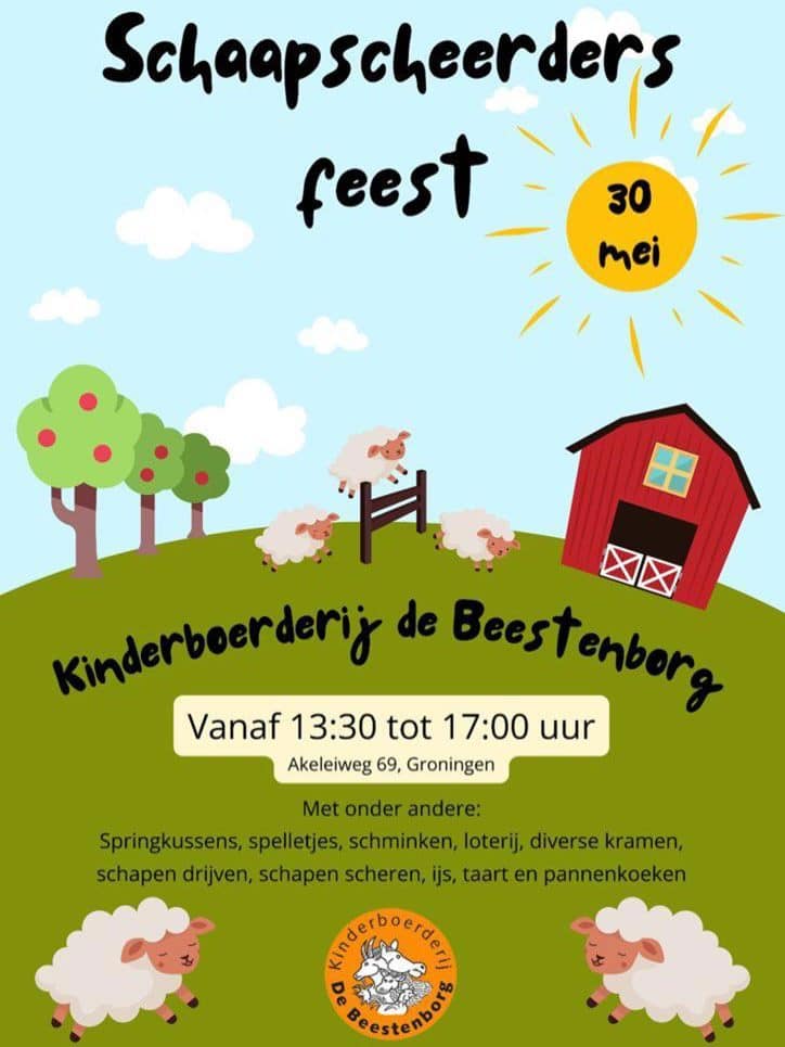 Schaapscheerdersfeest bij Kinderboerderij Beestenborg