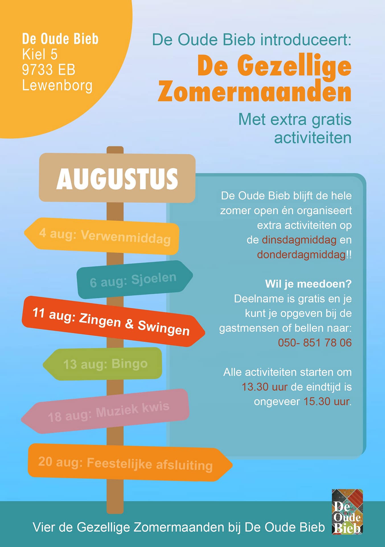 De Gezellige Zomermaanden: Zingen en Swingen