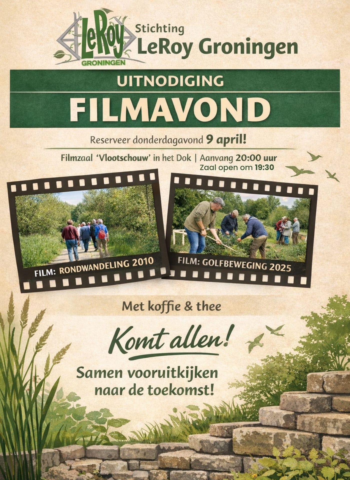 Filmavond 50 jaar LeRoy-gebied