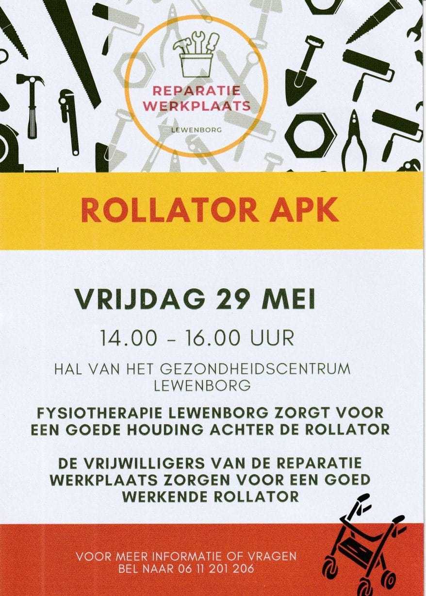 Rollator APK in het Gezondheids Centrum